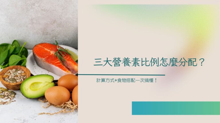 三大營養素比例