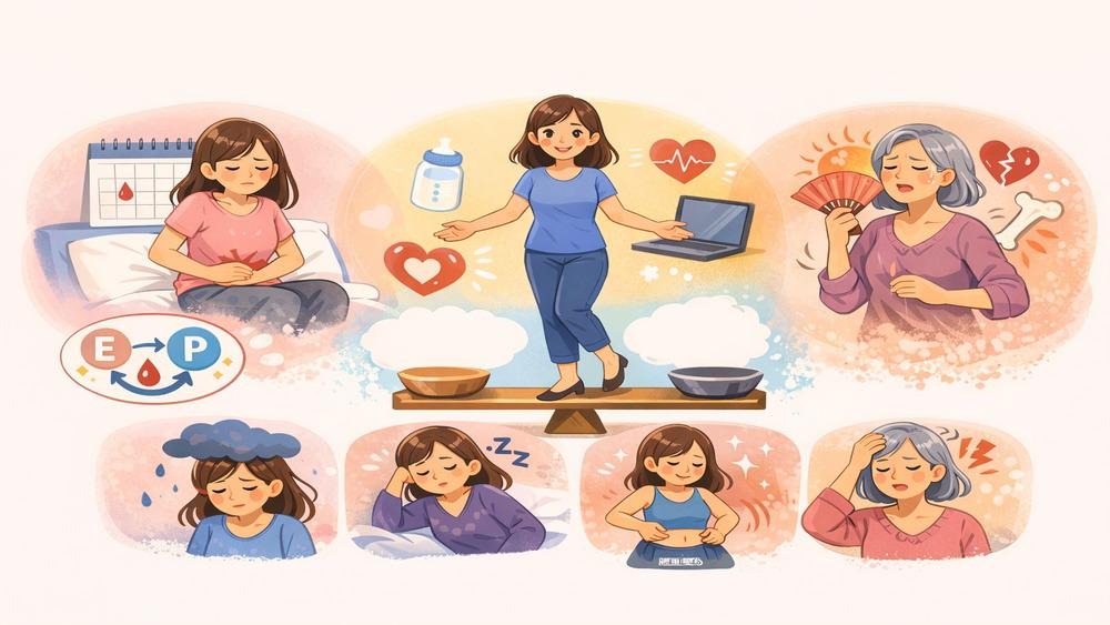 從經期到更年期：女性內分泌平衡影響生活品質