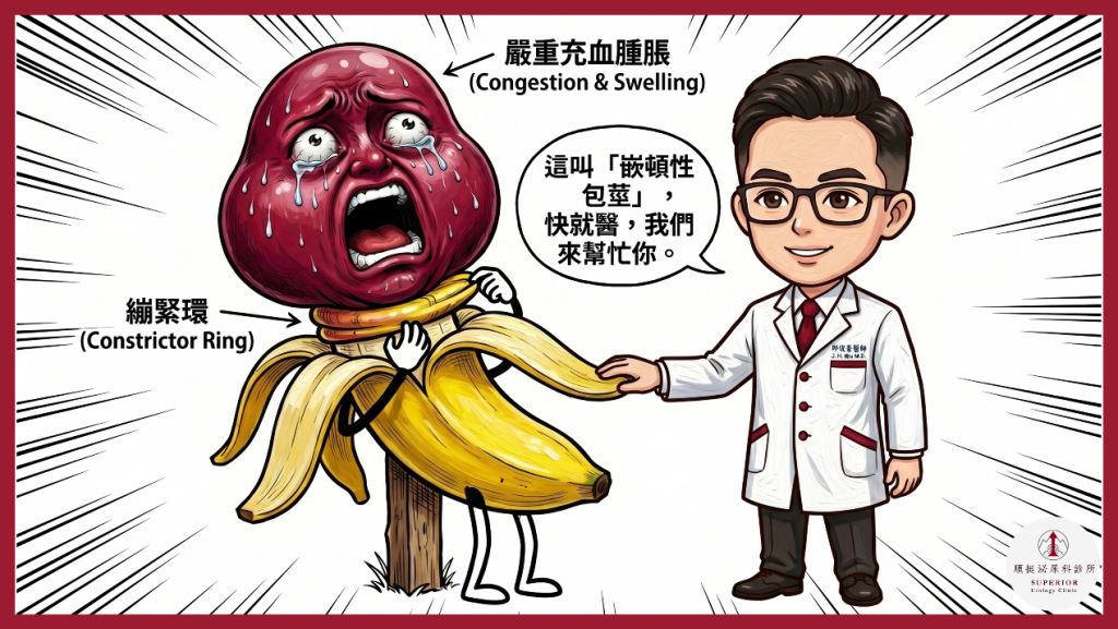 包皮卡住無法回復？醫師帶你認識嵌頓性包莖的常見情況與就醫時機