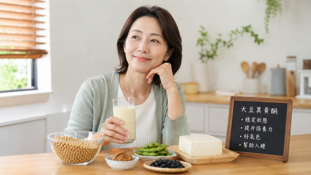 大豆異黃酮功效有哪些？營養師解析4大好處、食物來源與補充禁忌 