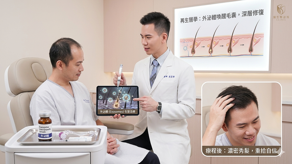 醫師解析外泌體育髮適用族群：4種情況下應理性看待效果