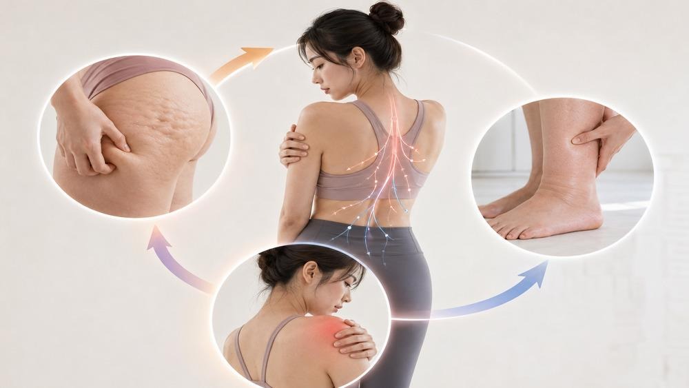 橘皮、水腫、容易緊繃？一次了解女性常見身體狀態與日常保養重點